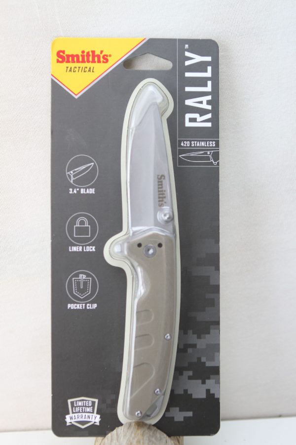 ⁦אולר ראלי קליפ פויינט Rally Knife OD Green Smith's⁩ – תמונה ⁦4⁩