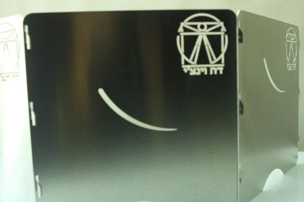 ⁦מגן רוח לגזיה מתקפל 20*20 ס"מ⁩ – תמונה ⁦3⁩