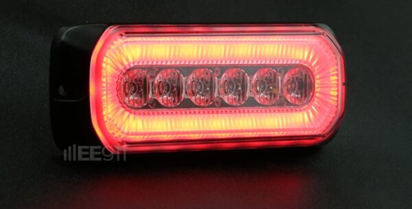 ⁦מהבהב LED עם מסגרת מוארת EE911⁩ – תמונה ⁦3⁩