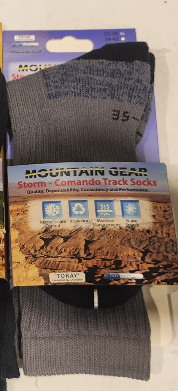 ⁦גרביים מנדפות MOUNTAIN GEAR STROM⁩ – תמונה ⁦2⁩