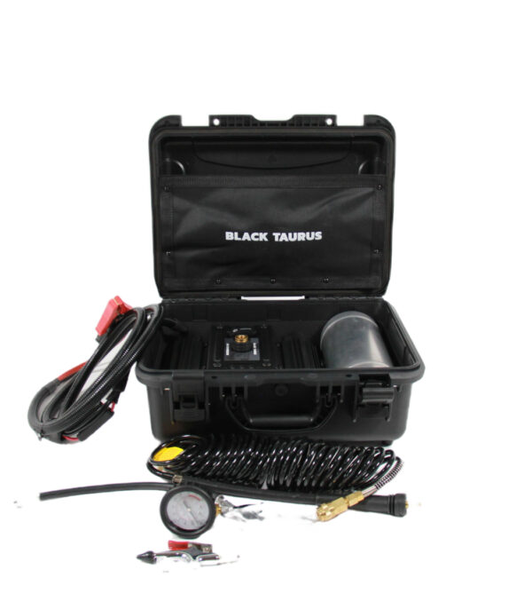 מדחס אויר כפול נייד לרכב עם מיכל אויר מובנה  Twin Air Compressor 561T