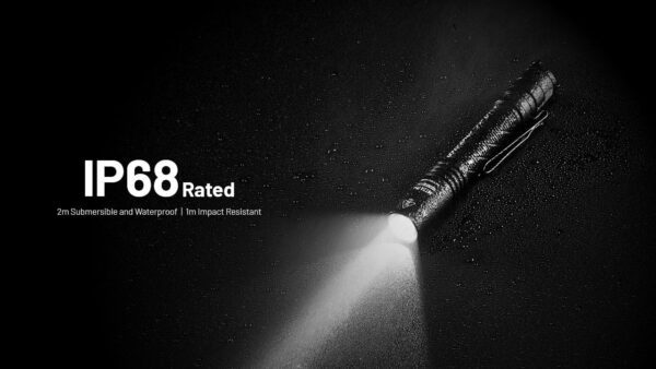 ⁦פנס יד נטען / 1000 לומן MT2A PRO למרחק 255 מ' + AA היברידי⁩ – תמונה ⁦2⁩